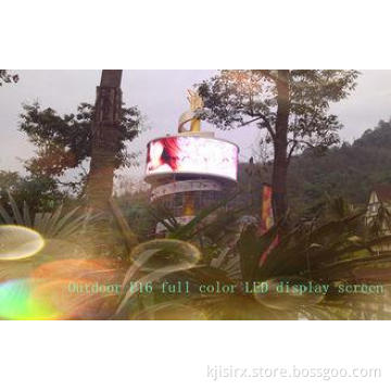 P16 Outdoor Advertising Curved LED Screen , Photo High - De